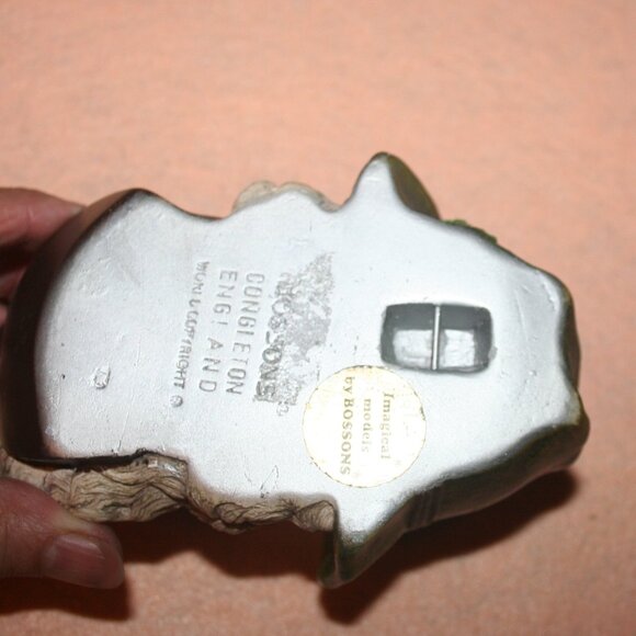 Vintage Tyrolean Bosson Mask Head Character Pancho Chalkware Wall Plaque - Picture 2 of 7